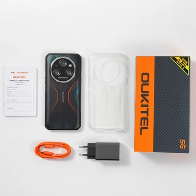 Global Version OUKITEL WP55 S 5G Rugged Phone 6.6" 120Hz 11000mAh NFC Android 15 - Image 1 of 4