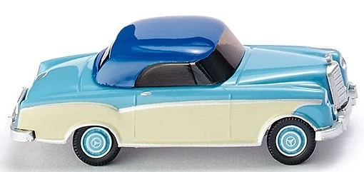 WIKING, MERCEDES 220 Coupé Bleu/Blanc, échelle 1/87, WIK014421 - Photo 1/1
