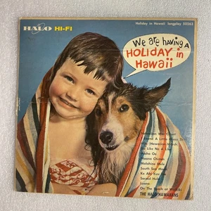 We Are Having a Holiday in Hawaii Rare Vintage Halo Vinyl LP Record 1957 - Imagen 1 de 4