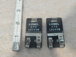 Lot of Two Vintage Lionel CTC O Gauge CLEAN  Track Power Lockon - Picture 1 of 3