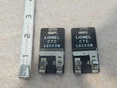 Lot of Two Vintage Lionel CTC O Gauge CLEAN  Track Power Lockon - Image 1 of 3