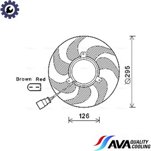 FAN RADIATOR VN7535 FOR VW PASSAT/B7/B6/CC/ALLTRACK/Van GOLF/PLUS/VI/VAN EOS TT - Picture 1 of 6