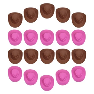 Mini sombreros sombrero botella de vino topper muñeca pequeña sombreros 20 un. - Imagen 1 de 11