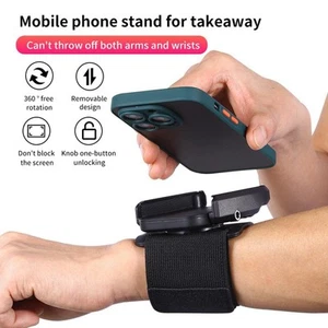Armband Telefonhalter Armband 360 drehbar für Walking Fitness Fahren - Afbeelding 1 van 7