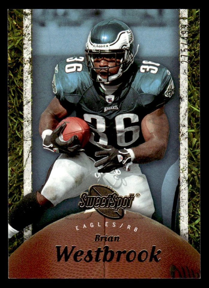 2007  Upper Deck Sweet Spot #75 BRIAN WESTBROOK #d 275/499 - Image 1 of 2