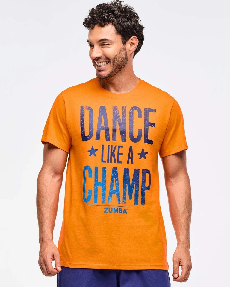 Футболка Zumba Libre с круглым вырезом - оранжевый дырокол Z3T000318 - Изображение 1 из 2