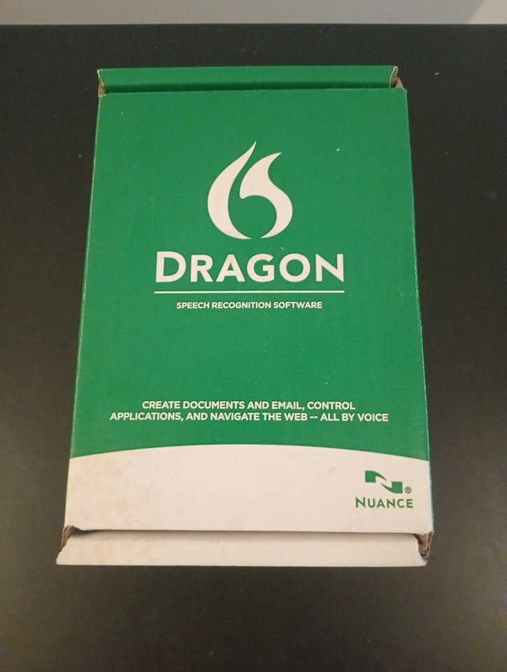 Dragon Naturally Speaking Home Versión 11.5 con Auriculares y Serie NUEVA CAJA ABIERTA Foto 1 de 4
