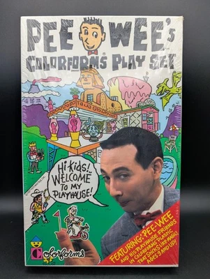 De Colección Pee Wee's Colorforms Juego Sellado 1987 Pee Wee's Playhouse Personajes Foto 1 de 4
