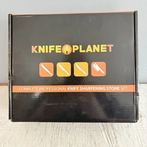 KNIFEPLANET Premium Messerschärfen Schleifstein Set 400/8000 Körnung NEU Neu im Karton - Bild 1 von 10