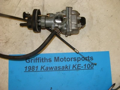 Kawasaki Ke100 Enduro 1981 fabricante de equipos originales carburador bota superior de goma Foto 1 de 4