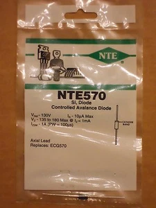 NTE570 ECG570 Silicon Si Controlled Avalanche Diode 135V to 180V NEW - Picture 1 of 2