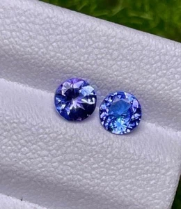0.92Cts Wonderful 100% Natural Violet Blue Tanzanite loose gemstone - Picture 1 of 3