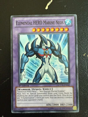 Elemental HERO Marine Neos LCGX-EN062 Yu-Gi-Oh Legendary Collection 2-1st... - Image 1 of 2