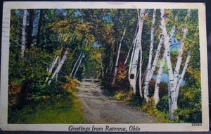 Greetings from Ravenna, Ohio - postmarked 1942 - Picture 1 of 2