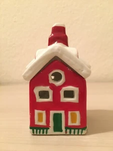 Weihnachtsschmuck,Häusel für Teelicht, aus Keramik - Picture 1 of 4