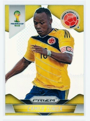 2014 Camilo Zuniga Panini Prizm World Cup Silver Colombia Soccer Card SP - Image 1 of 3