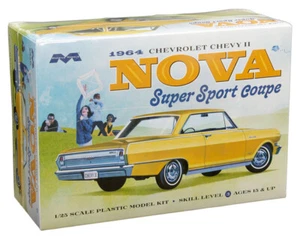 Moebius 1/25 1964 Chevy Nova Super Sport Plastic Model Kit [2320] - Imagen 1 de 1