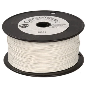 22 AWG Solid White Hook-Up Wire 1000 ft. Reel - Picture 1 of 1