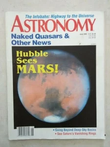 Astronomy Magazine June 1995, Hubble Sees Mars, Galaxies, Saturn's Rings. - Picture 1 of 2