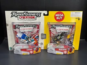 Hasbro Transformers Cybertron 2005 Clocker & Brakedown MEGA BUY Double Card - Picture 1 of 16
