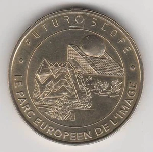 A 1999 TOKEN MEDAILLE MONNAIE DE PARIS -- 86 130 N°1 FUTUROSCOPE PARC EUROPEEN  - Picture 1 of 2