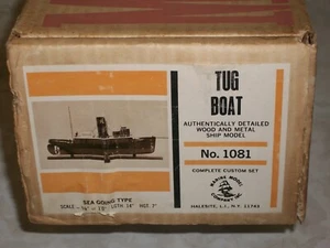 Marine Modell 1/8"" = 1'0"" Maßstab Dampf See Schlepper Boot - Bild 1 von 2