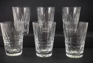 Set of 6 Waterford Crystal GLENMORE 5oz Whiskey Tumbler Glasses – 9.2cm (3 5/8") - Picture 1 of 7