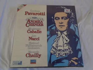 Andrea Chenier PAVAROTTI CABALLE NUCCI CHAILLY 410 117-4 LH 2 Cassette Box Set - Picture 1 of 2