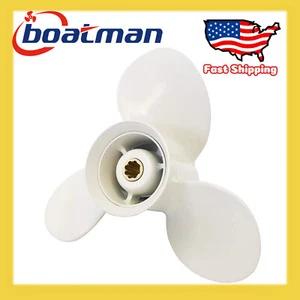 Outboard Propeller 9 1/4x11 For Yamaha 9.9 15 20HP 63V-45943-00-EL Aluminum - Picture 1 of 7