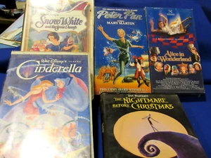 Lot 5 Disney Classic VHS Tapes A - Foto 1 di 7