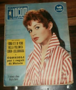 SETTIMANA INCOM # 51 - 1955 - BARDOT LOREN LOLLO OLIVIER LEIGH BERGMAN VESPA - Picture 1 of 12