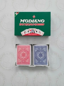 CARTE DA GIOCO MODIANO BURRACO MODELLO TORNEO 100% PLASTICA (300369) - Foto 1 di 4