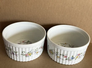 Andrea By Sadek Corona Soufflé 4” No Trim Set Of 2 Look Unused #8304 - Picture 1 of 3