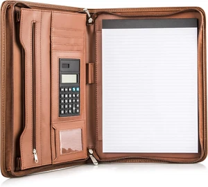 Premium Business Portfolio with Zipper – Padfolio - Superior Business Impression - Picture 1 of 12