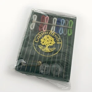 Kit de costura de reparación de viaje vintage Crabtree & Evelyn juego de estuche agujas de hilo nuevo de Lote Antiguo - Imagen 1 de 7