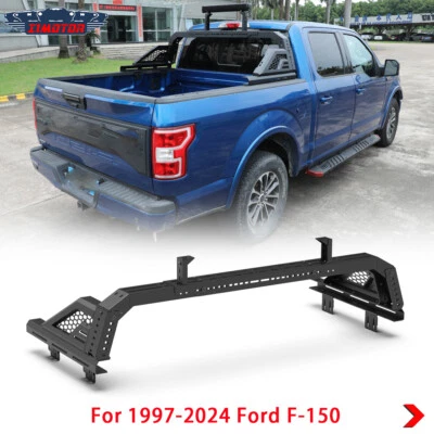 Barra deportiva enrollable barra de techo ajustable para Ford F-150 1997-2025 Foto 1 de 4