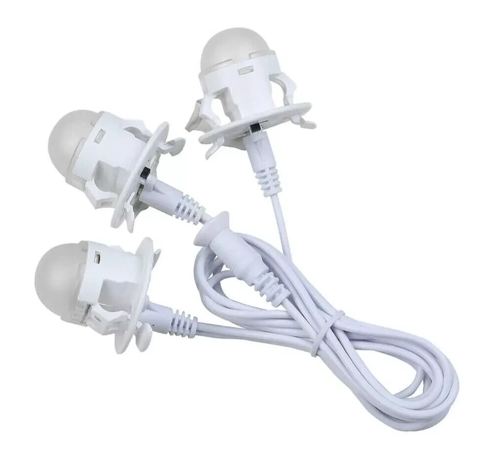 Lemax Christmas Halloween Village LED Moonlander Light String Type U&L 3pk