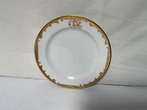 XX16 Vintage Haviland Frankreich handbemalt Phnom Penh Buchstabe Porzellan Teller - Bild 1 von 6