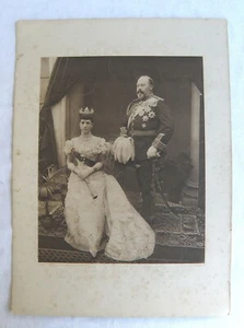Antique Photogravure Print of Edward VII & Princess Alexandra 1896 - Picture 1 of 7