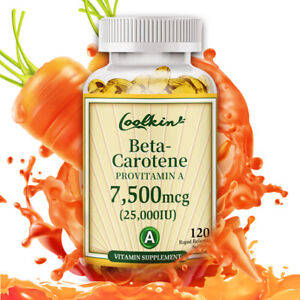 Beta-Carotin 25,000IU – Unterstützt Die Gesundheit Von Haut,stärkt Die Immunität