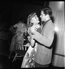 Patricia Knight Helmut Dantine dancing Original 2.25 x 2.25 Camera Negative