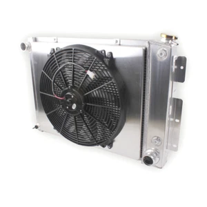 Ventilador de cubierta de radiador de 4 filas 1967-1969 CChevy Camaro Pontiac Firebird LS cambio de motor - Imagen 1 de 9