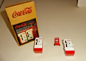 Vintage Coca Cola mini Pop Machines and Hand Cart Ertl Coke 1998 diecast - Picture 1 of 18
