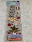 A TOUCH OF JOLEE?S 3D STICKERS ITALY FLAG PIZZA LEANING TOWER OF PISA ITALY