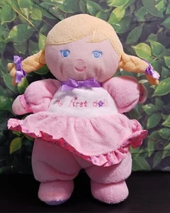 My FIrst Doll Plush Blonde 8" Baby Toy with Rattle Garanimals - Picture 1 of 11