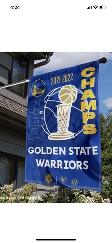 Golden State Warriors🔥 2022 🔥Finals Champions 28" x 40" House Banner Flag Cover
