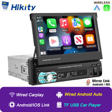 Android Radio samochodowe z ekranem 7" Pojedynczy 1 DIN Carplay Bluetooth USB AUX