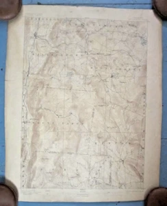 Antique Original USGS Topography Map Vermont Wallingford Sheet Edition July 1893 - Picture 1 of 7