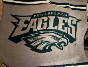 Vintage Biederlack Philadelphia Eagles Throw Blanket 50x57 Tailgate USA Made - Picture 1 of 4