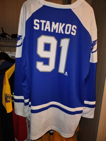 SWEET NEW W/Tags Steven Stamkos Jersey Tampa Bay Lightning #91 Mens 2XL NHLPA🏒⚡ Cover